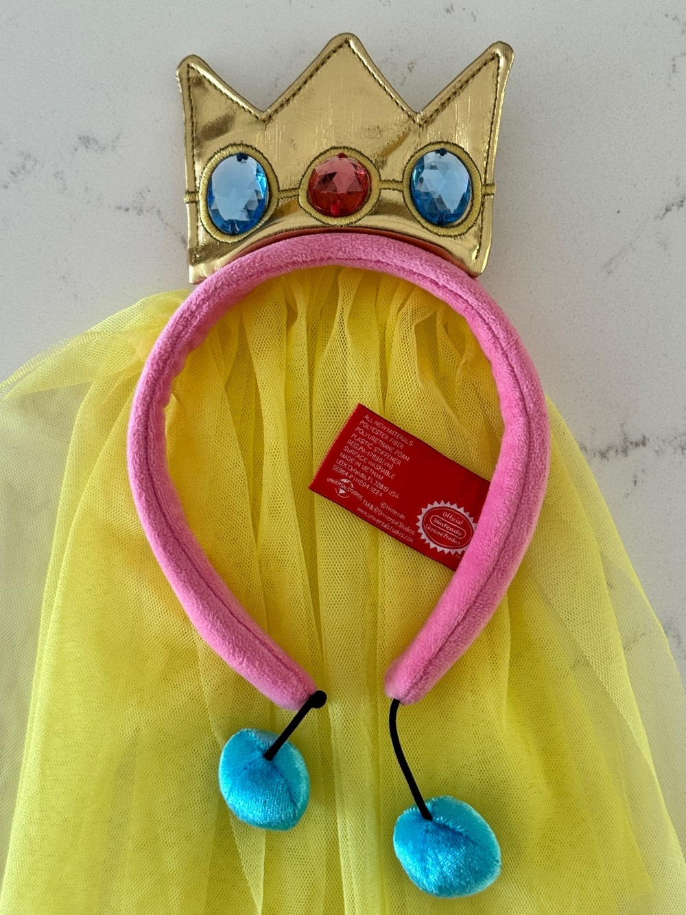 Universal Studios Super Nintendo World Princess Peach Crown Headband